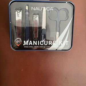 Nautica Blue and Silver Manicure Kit